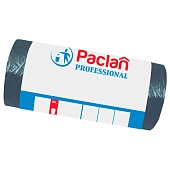 Мешки для мусора 60 л, черные, в рулоне 50 шт., ПНД, 6,2 мкм, 800х600 мм, PACLAN Professional, 604078