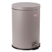 Ведро-контейнер для мусора (урна) с педалью LAIMA Classic, 20 л, серое, матовое, металл, со съемным внутренним ведром в Евпатории Ведро-контейнер для мусора (урна) с педалью LAIMA Classic, 20 л, серое, матовое, металл, со съемным внутренним ведром в Евпатории