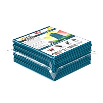 Мешки для мусора 160 л, светло-синие, в пачке 10 шт., ПВД, 40 мкм, 900х1100 мм, i-Bag в Евпатории