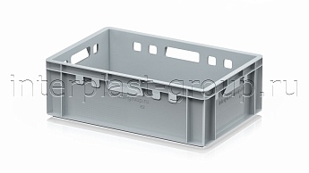 Ящик для мяса и колбасных изделий Е-2 серый в Евпатории Ящик для мяса и колбасных изделий Е-2 серый в Евпатории