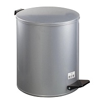 Ведро для мусора с педалью, усиленное, Титан, 15 л, серое, оцинкованная сталь в Евпатории Ведро для мусора с педалью, усиленное, Титан, 15 л, серое, оцинкованная сталь в Евпатории