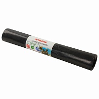 Мешки для мусора 240 л, черные, в рулоне 10 шт., ПВД 50 мкм, 1400х900 мм, LAIMA, 605337 в Евпатории
