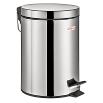 Ведро-контейнер для мусора (урна) с педалью LAIMA Classic, 3 л, со съемным внутренним ведром в Евпатории