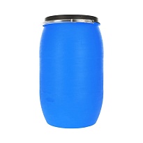 Бочка пластиковая 127 л с хомутом в Евпатории Бочка пластиковая 127 л с хомутом в Евпатории