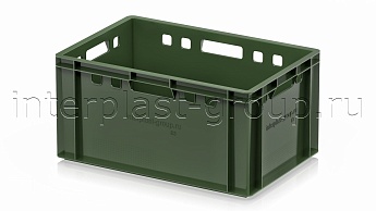 Ящик для мяса и колбасных изделий Е-3 зеленый в Евпатории Ящик для мяса и колбасных изделий Е-3 зеленый в Евпатории