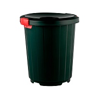 Мусорный бак с крышкой - воронкой 105 л темно-зеленый 105 темно-зеленый в Евпатории Мусорный бак с крышкой - воронкой 105 л темно-зеленый 105 темно-зеленый в Евпатории