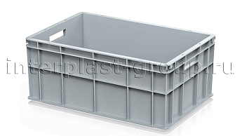 Ящик для молока, мяса, овощей и фруктов сплошной серый в Евпатории