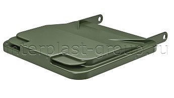 Комплект крышки для контейнера 120 л. зеленая  зеленый в Евпатории